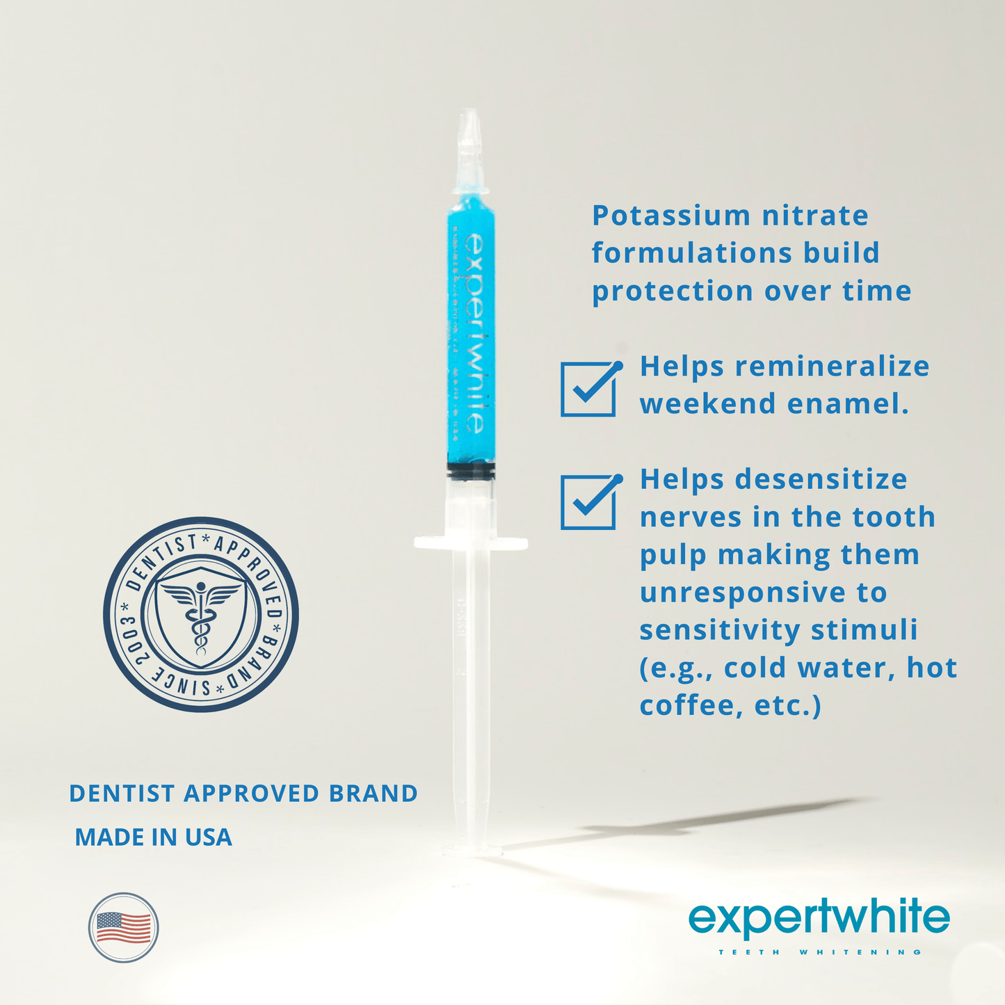 Expertwhite After Whitening Gel Desensitizing Gel for Teeth Whitening, 5 Minute Remineralization Gel Treatment