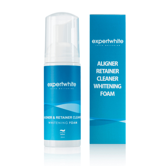 Expertwhite Aligner Retainer Cleaner 1 x Foam Pack Expertwhite Dual-Action Retainer & Whitening Foam