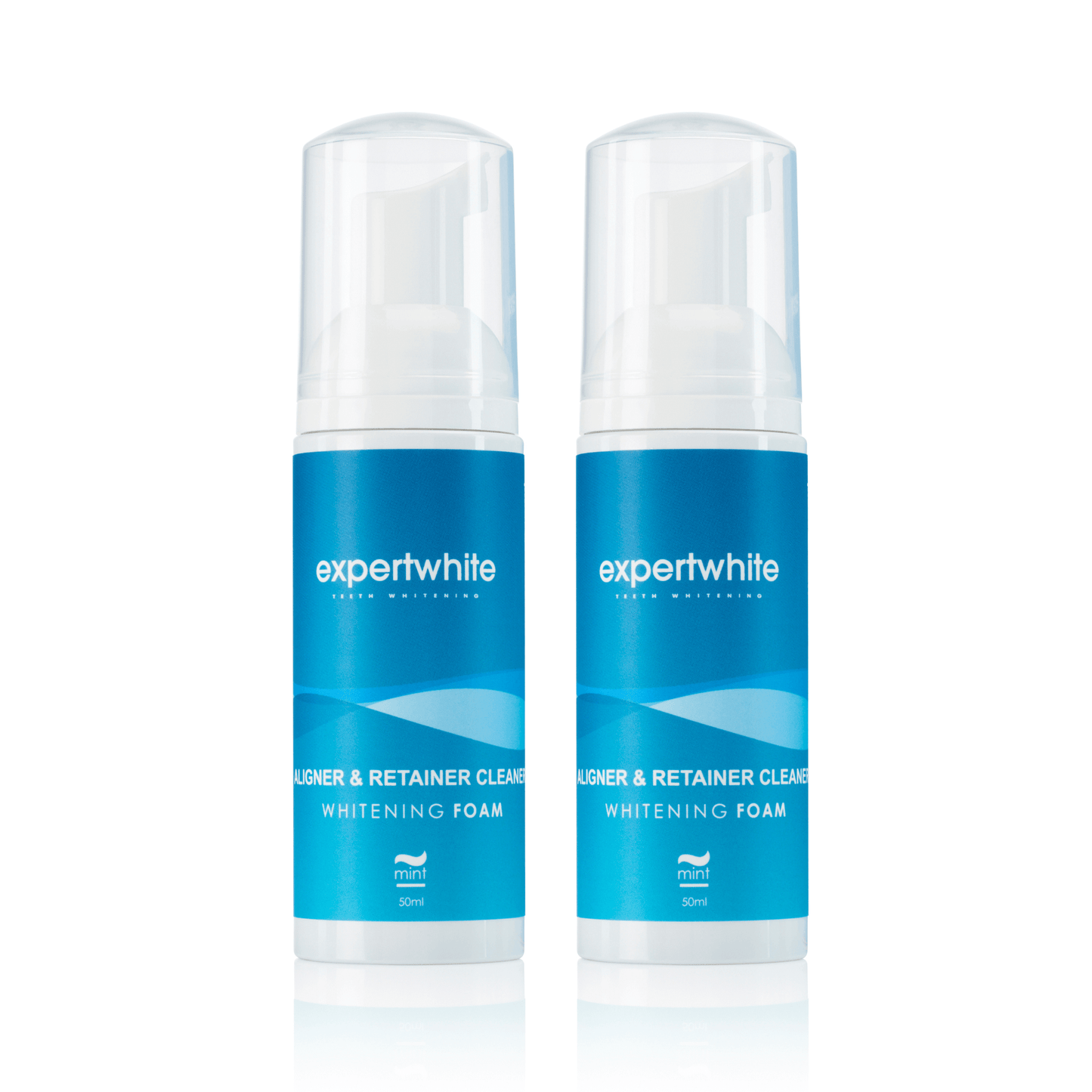 Expertwhite Aligner Retainer Cleaner 2 x Pack (Save 15%) Clean+ Whiten Max+ Foam
