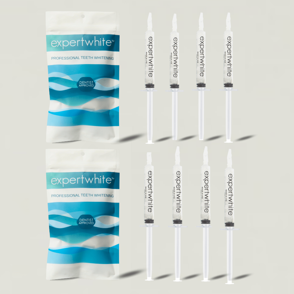 Expertwhite Teeth Whitening Gels 8-Gels (Save 25%) Expertwhite 22%CP Pro Teeth Whitening Gel For Trays (45-minutes or overnight) - Made in USA