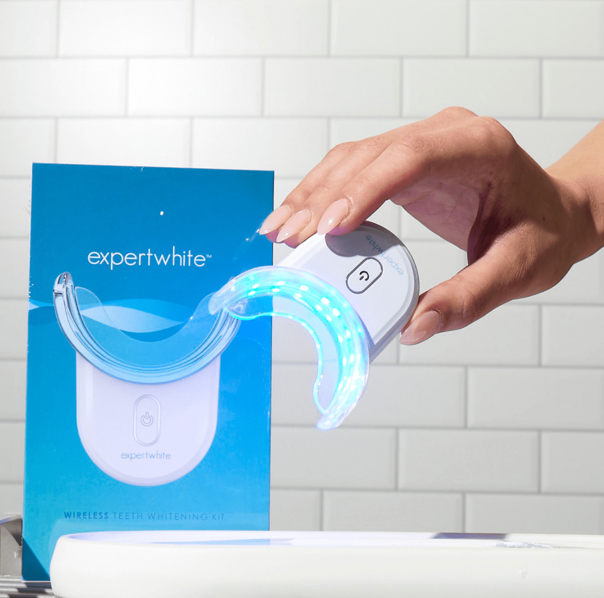 Expertwhite Teeth Whitening Kit LED Expertwhite Insane Results Teeth Whitening Kit (Red/ Blue LED Light & Pen Teeth Whitening Kit)