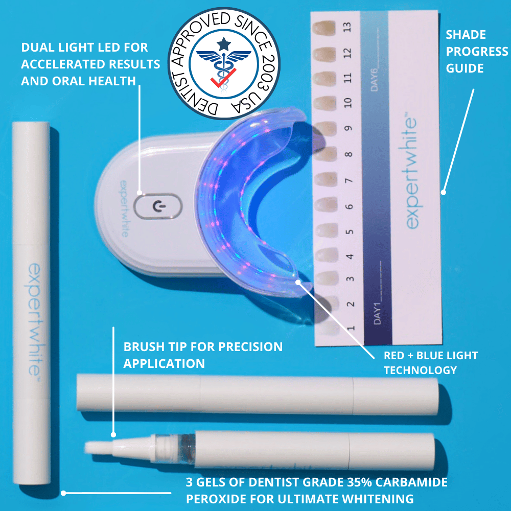 Expertwhite Teeth Whitening Kit LED InstaGlo LED Brush-On Kit