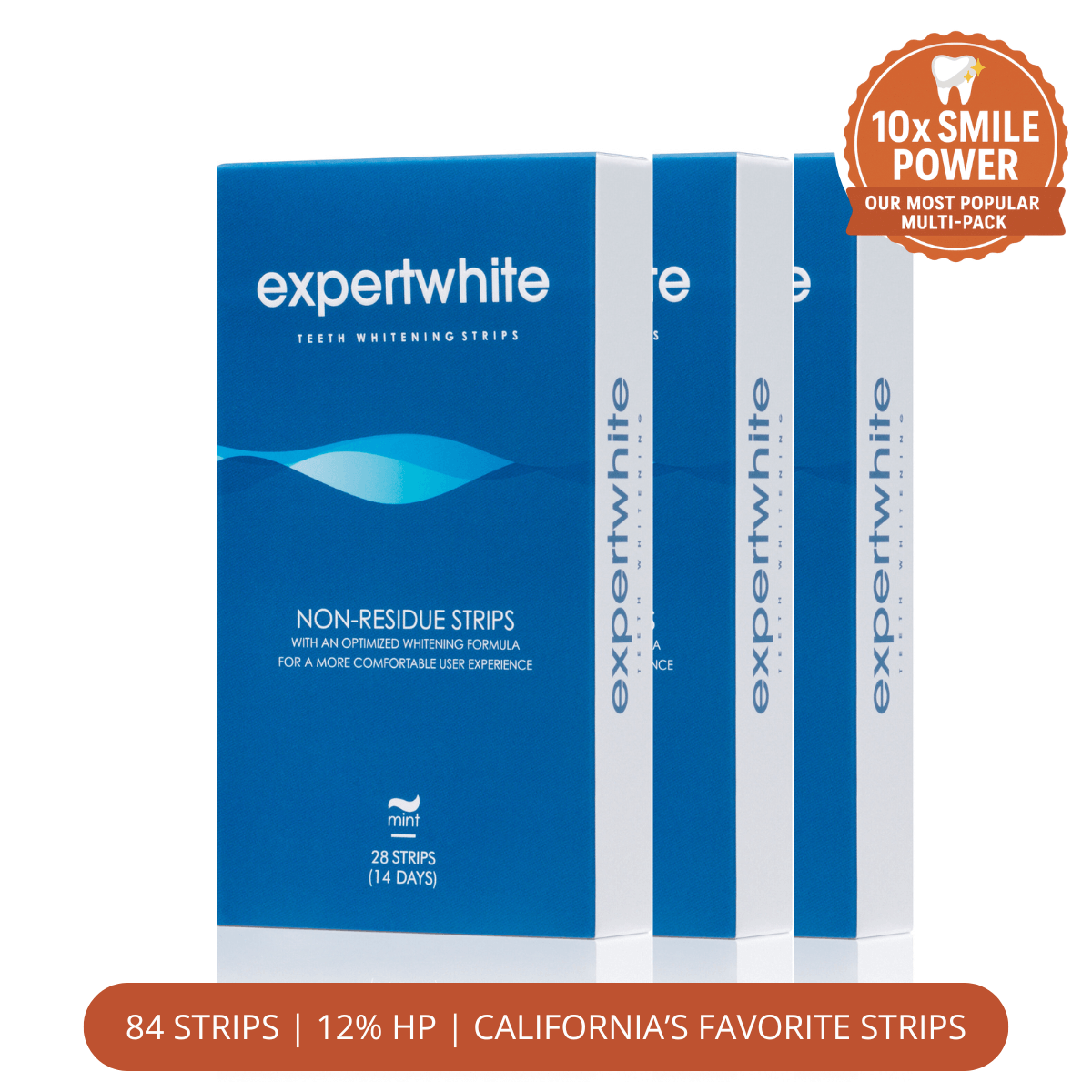 Expertwhite Teeth Whitening strips 3-Pack  (LIMITED 25% OFF) Max+ Instant Glow Strips