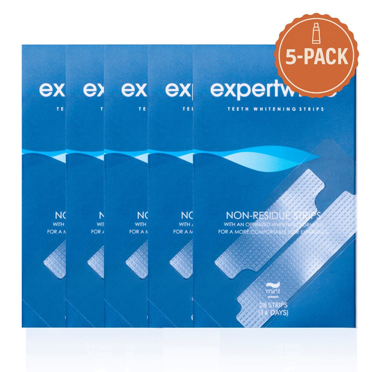 Expertwhite Teeth Whitening strips 5-Pack (LIMITED 40% OFF) Instant Glow Strips