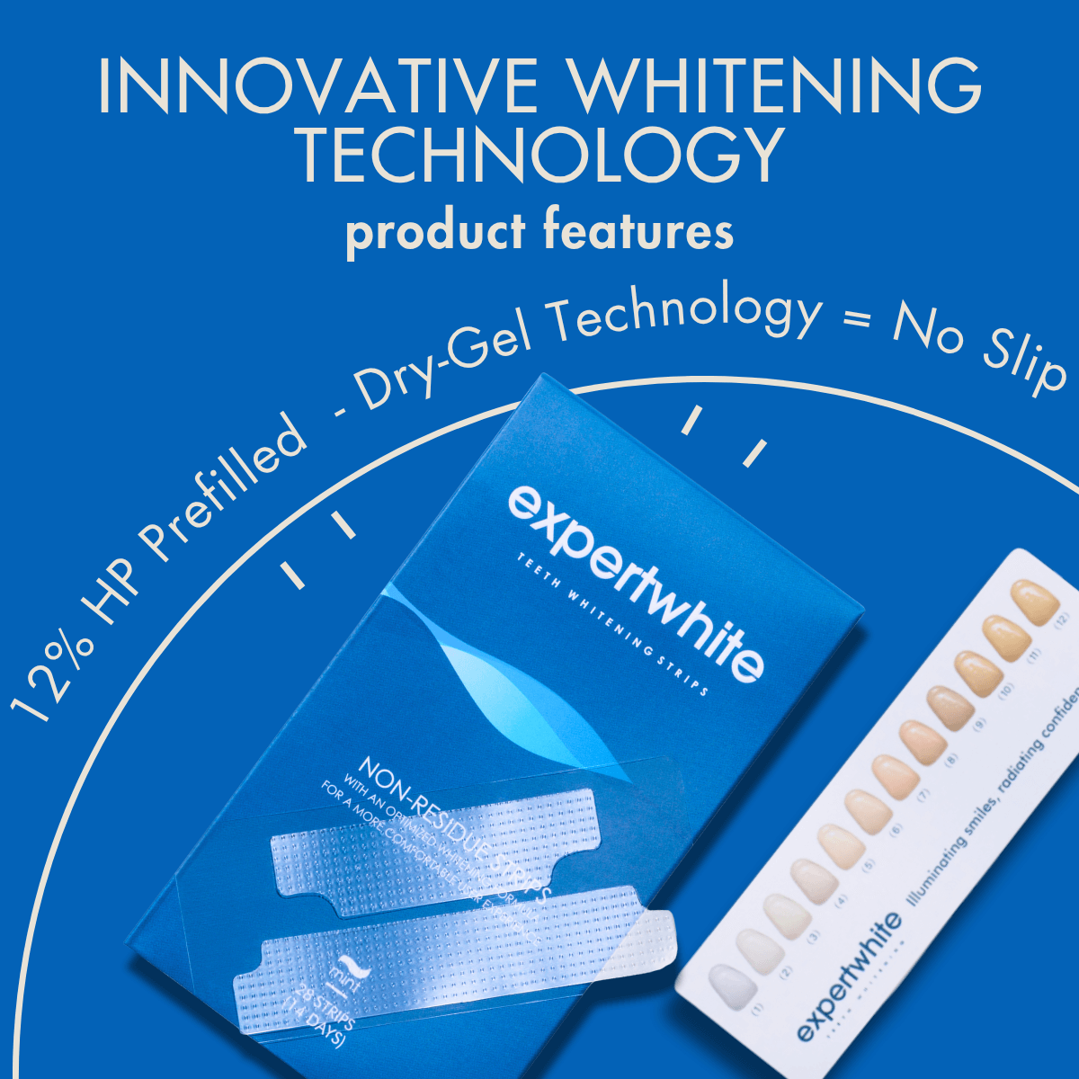 Expertwhite Teeth Whitening strips Expertwhite Max+ 12% HP Dentist-Grade Whitening Strips