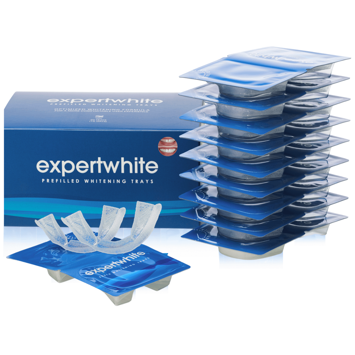 Expertwhite Teeth Whitening Trays Expertwhite Max Glow Trays – 12HP Prefilled Whitening