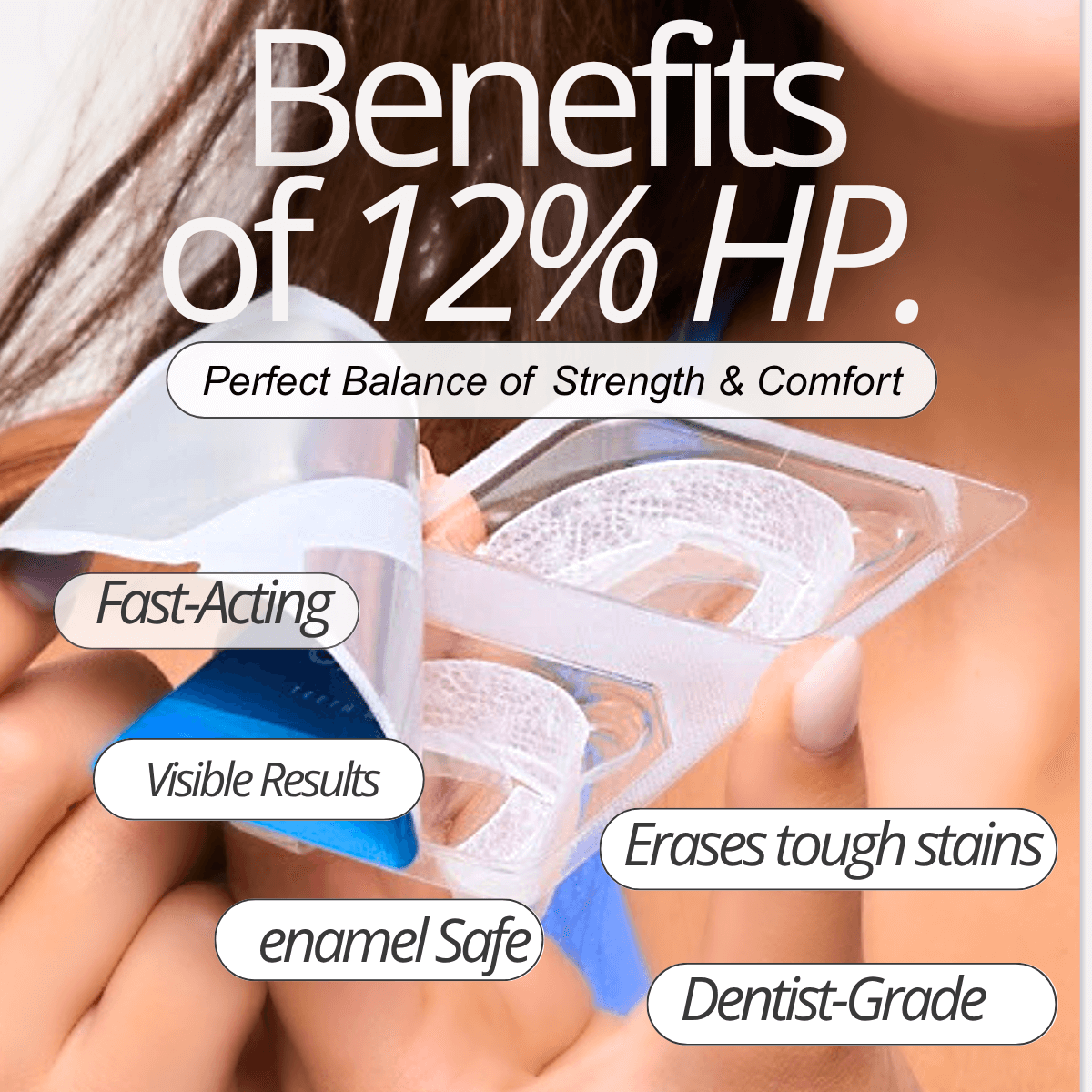 Expertwhite Teeth Whitening Trays Kit Expertwhite Max+ Trays: 12% HP Dentist-Grade Whitening Trays – Ready to Use