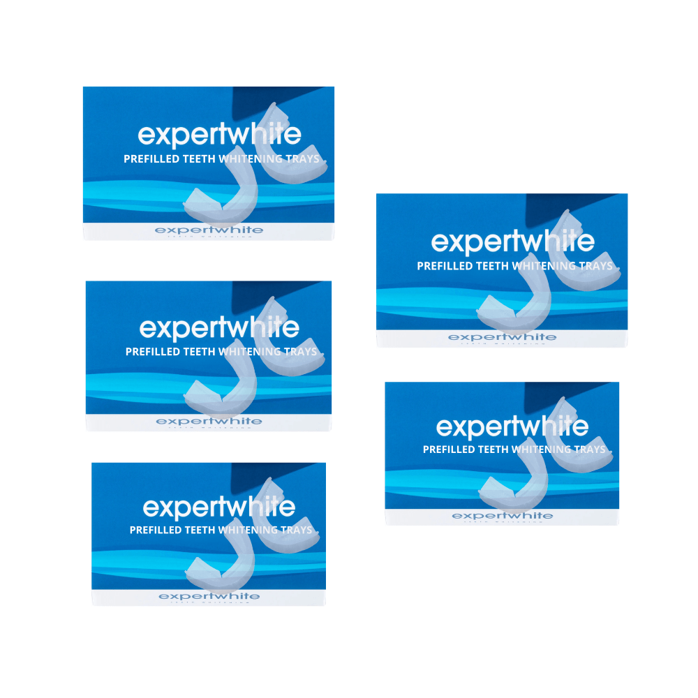 Expertwhite Teeth Whitening Trays Kit Five-pack (Save 40% Off) Max+ Instant Glow Whitening TRAYS