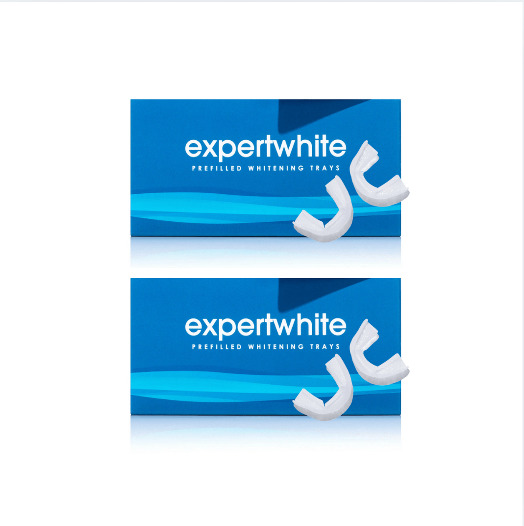Expertwhite Teeth Whitening Trays Kit Glow-on - 2 Packs (SAVE 15% OFF) Ultra+ Prefilled Whitening Trays