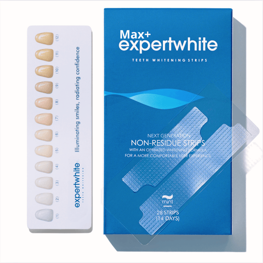 Expertwhite Max+ Instant Teeth Whitening Strips – Next-Gen Dry Strip Technology