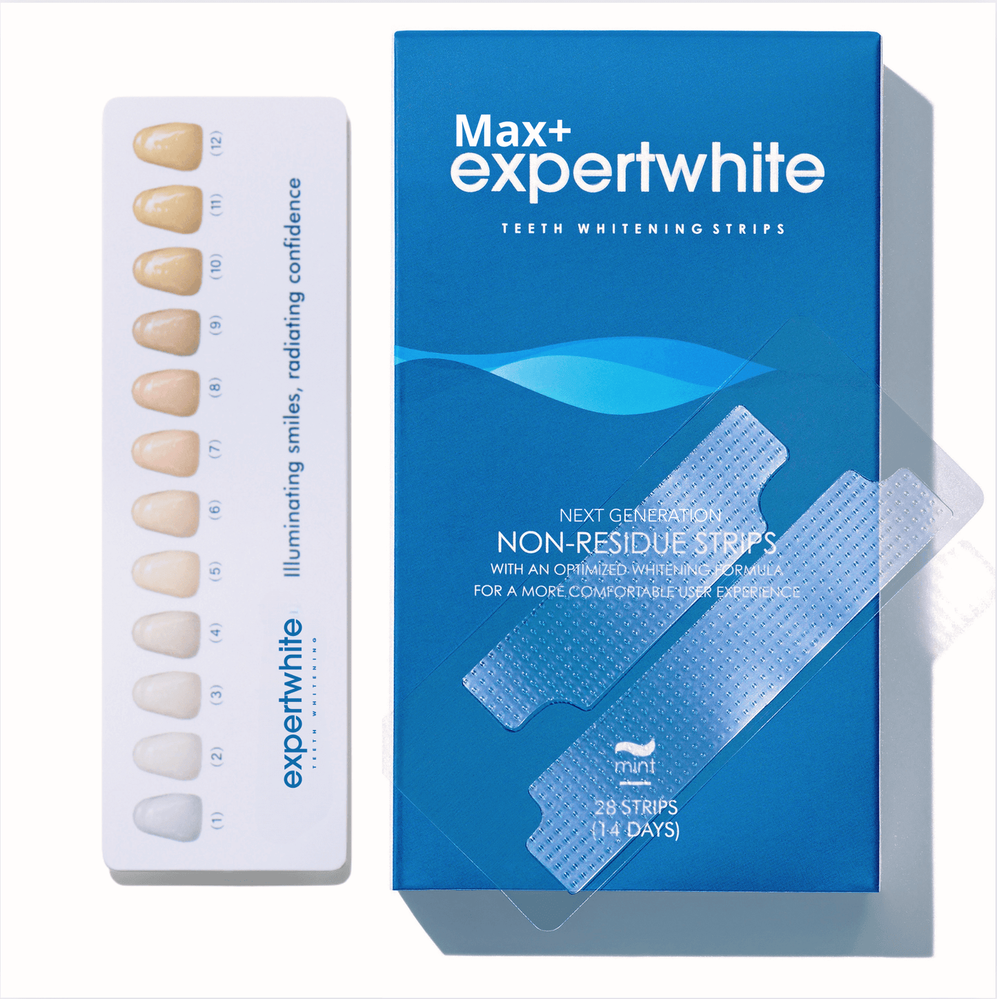 Expertwhite Max+ Instant Teeth Whitening Strips – Next-Gen Dry Strip Technology