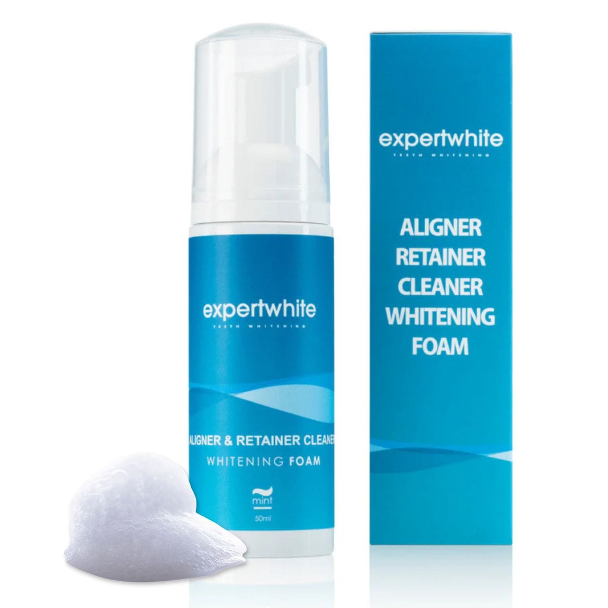 Expertwhite Aligner Retainer Cleaner Aligner & Retainer Cleaner + Whitening Foam – Freshen, Clean & Brighten USA| Expertwhite
