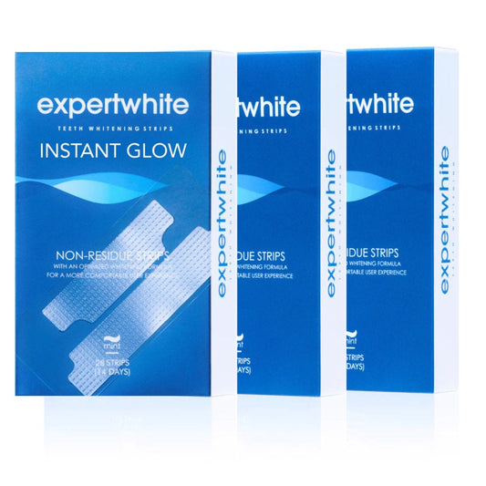 Expertwhite Teeth Whiteners Teeth Whitening Strips 12HP USA (3 Pack) – Expertwhite