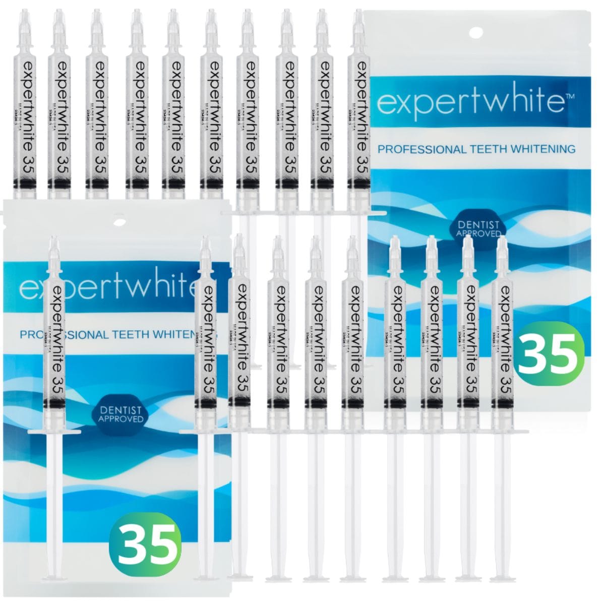Expertwhite Teeth Whitening Gels 20-Gels (Save 50%) Teeth Whitening Gel USA 35CP Max – 30-Minute Treatment | Expertwhite