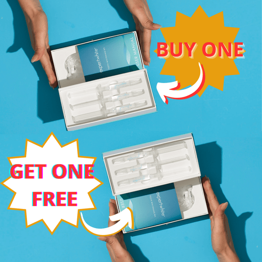 Expertwhite Teeth Whitening LED Kit BOGO - TWO KITS - Professional Grade Home Teeth Whitening Kits  BUY-ONE-GET-ONE-FREE! (Get 2 two kits for this price!)