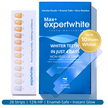 Expertwhite Teeth Whitening strips Expertwhite Max+ Instant Glow Whitening Strips