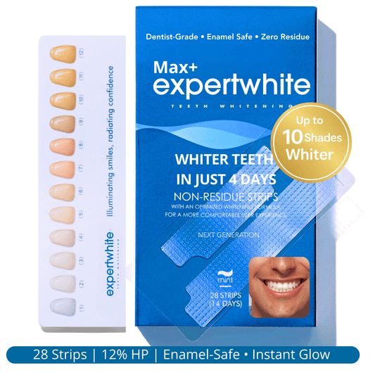 Expertwhite Teeth Whitening strips Expertwhite Max+ Instant Glow Whitening Strips