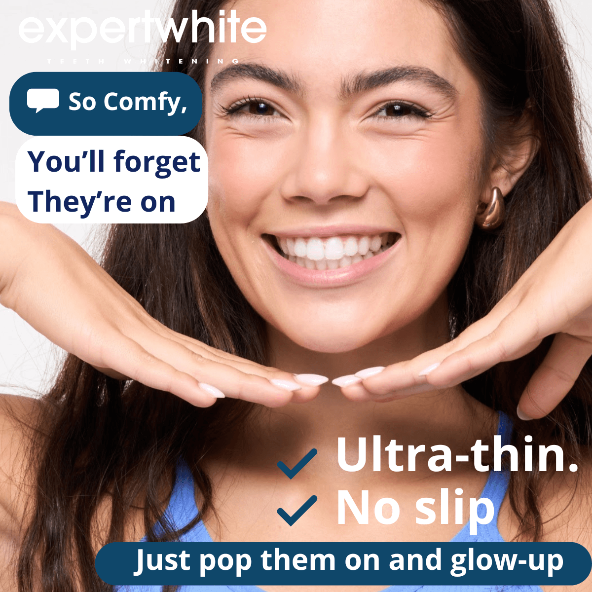 Expertwhite Teeth Whitening strips Max+ Smile Strips - Whiter teeth in minutes. Confidence that hits different.