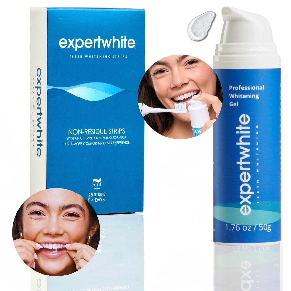 Expertwhite Teeth Whitening strips THE STRIPS +THE BOOSTER GEL— Save 15% THE STRIPS™ — Powerful Whitening. Surprisingly Gentle.