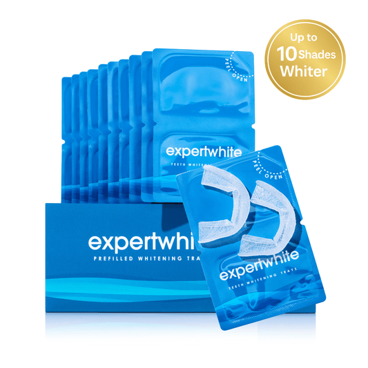 Expertwhite Teeth Whitening Trays Kit 1 Pack Expertwhite Max+ Trays: 12% HP Dentist-Grade Whitening Trays – Ready to Use