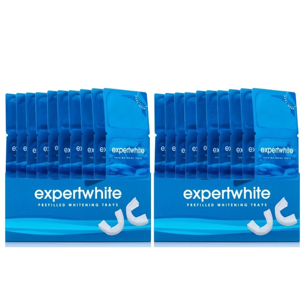 Expertwhite Teeth Whitening Trays Two-pack (Popular) Prefilled Teeth Whitening Trays USA - 12%HP  – Expertwhite