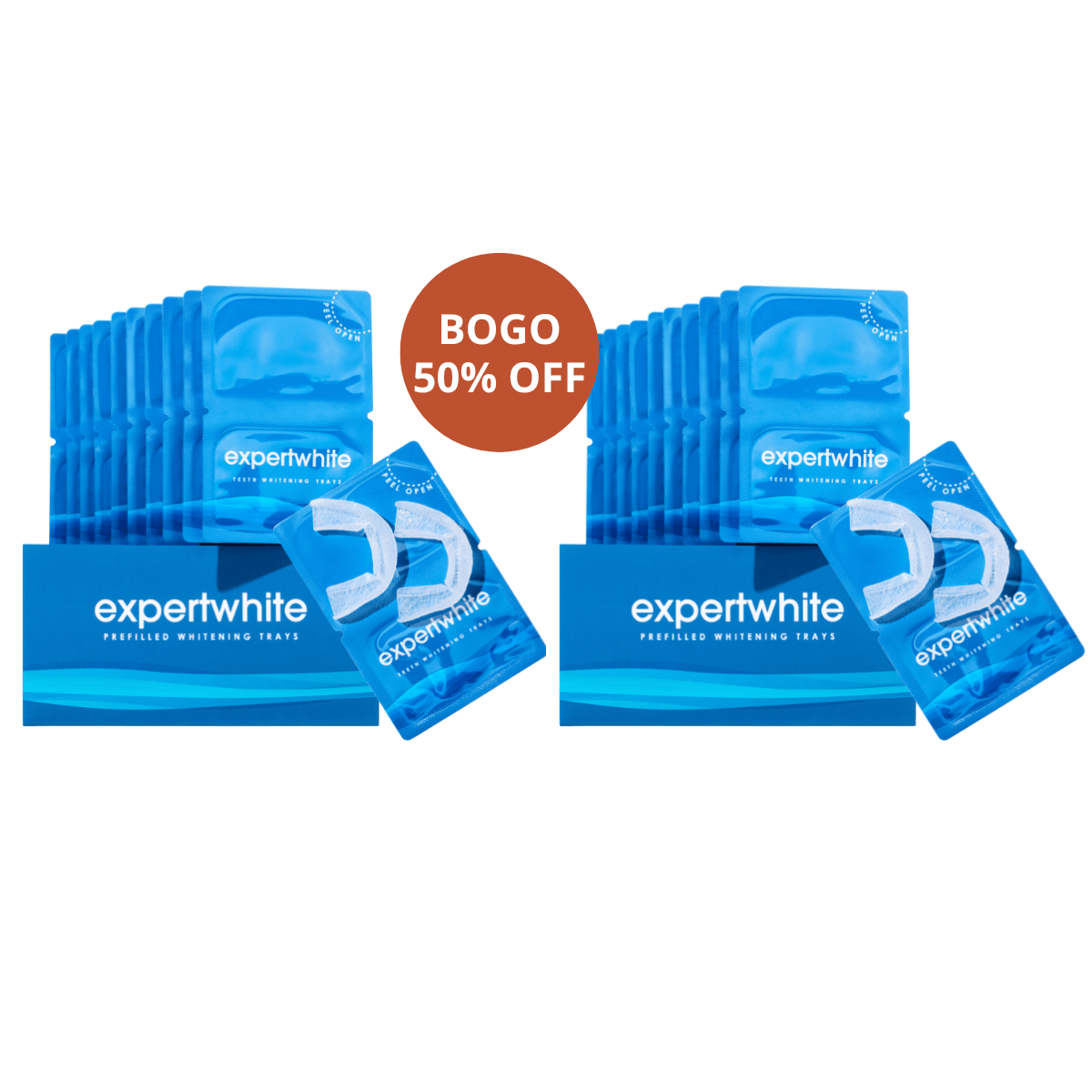 Expertwhite Teeth Whitening Trays Two-pack (SAVE 20%) Expertwhite Max Glow Prefilled Teeth Whitening Trays Kit