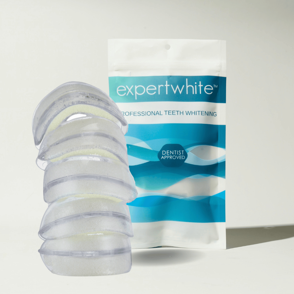 Expertwhite Teeth Whitening Trays Kit Expertwhite WhiteBomb Trays. One Session. Seriously White.